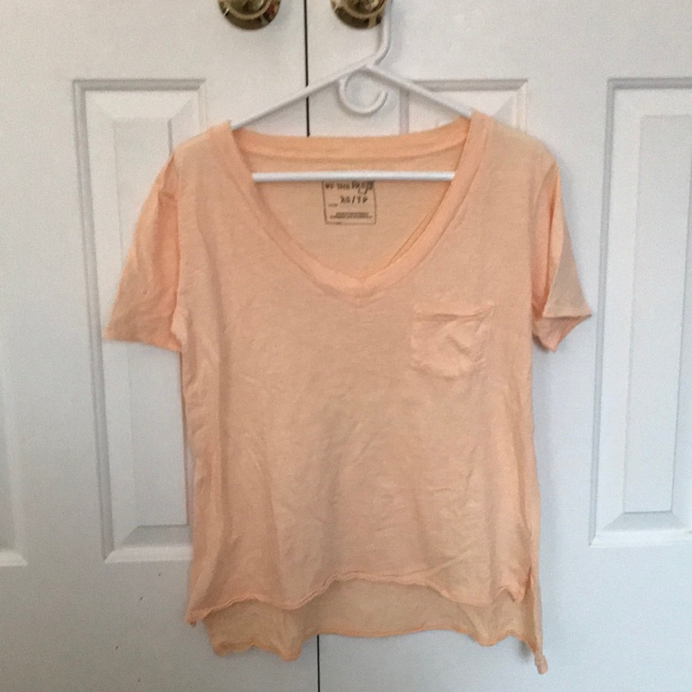 Coral short sleeve T-shirt